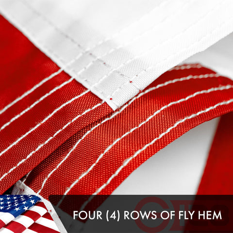 G128 210D polyester flag material delivers durable indoor/outdoor performance