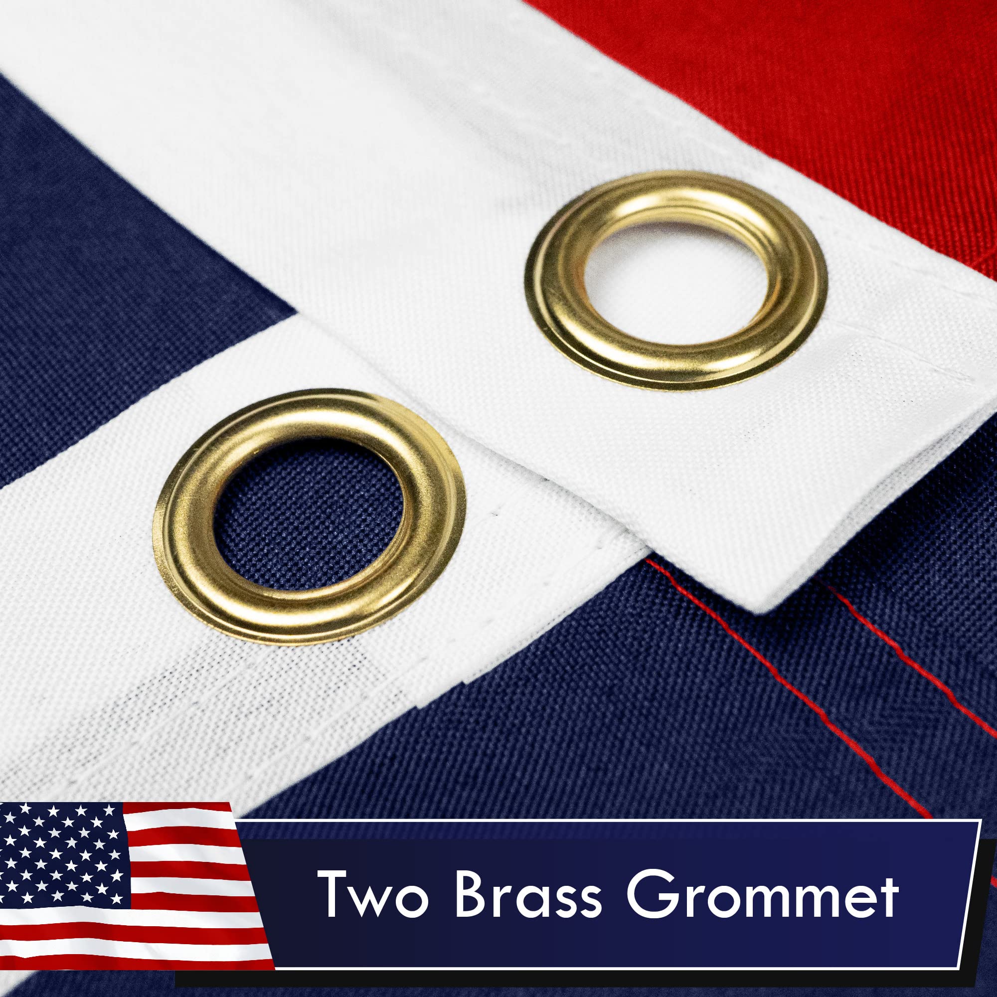G128 flag dye-sublimated colors deliver vivid, long-lasting visuals.