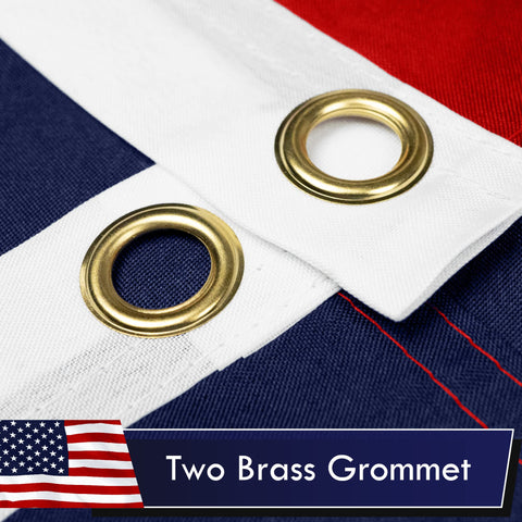 G128 flag dye-sublimated colors deliver vivid, long-lasting visuals.