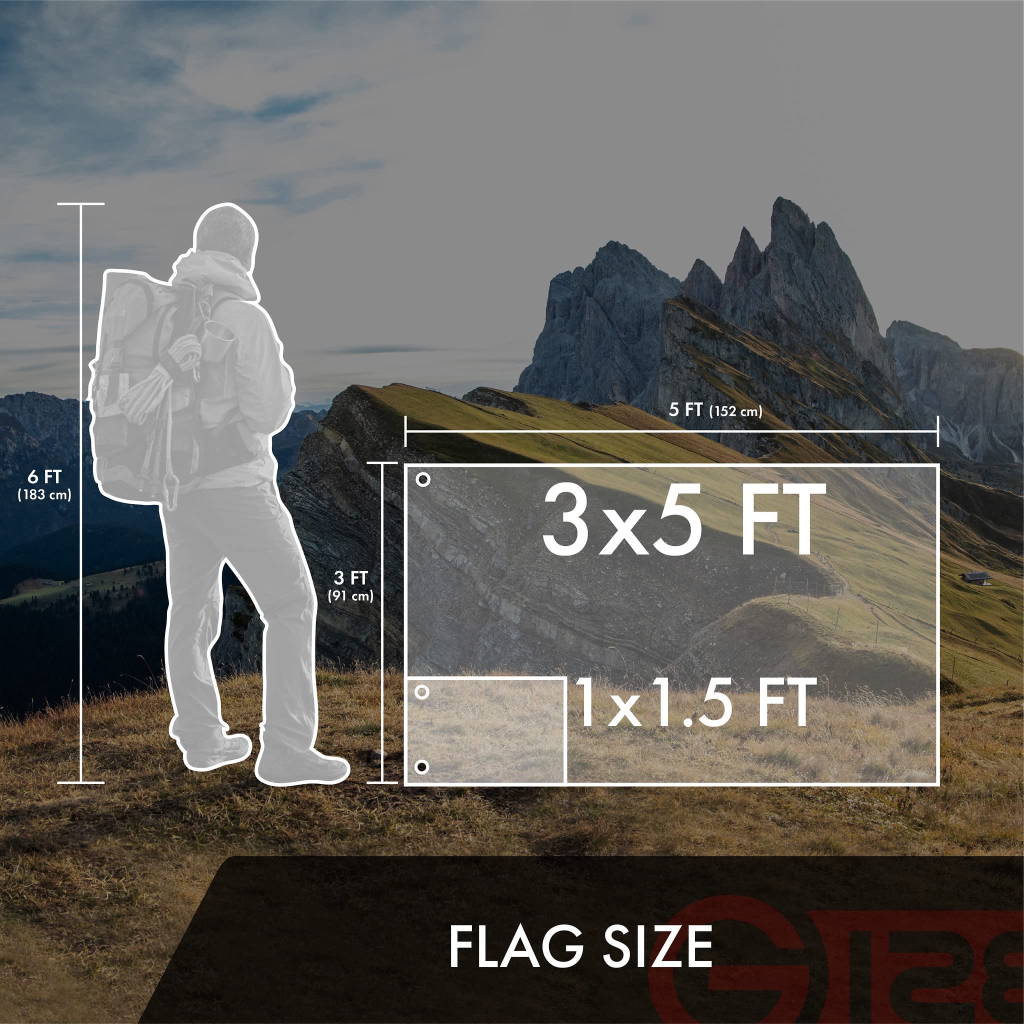 G128 flag delivers vibrant colors for eye-catching displays