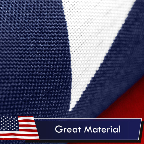 G128 brass grommets provide secure mounting for outdoor or indoor displays.