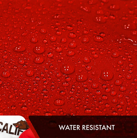 G128 flag with four-row fly hem for durable edge protection.