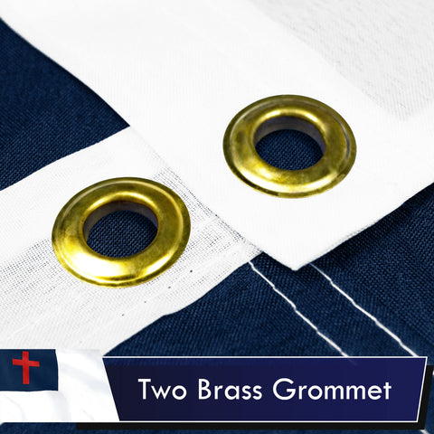 G128 combo pack of two 3x5ft flags ready for indoor decor
