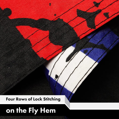 G128 Double-needle stitching reduces edge fraying.
