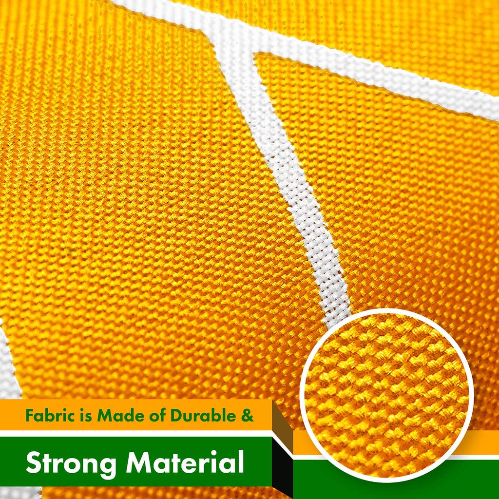 G128 Erin Go Bragh flag heavy-duty canvas heading for stability.
