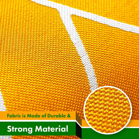 G128 Erin Go Bragh flag heavy-duty canvas heading for stability.
