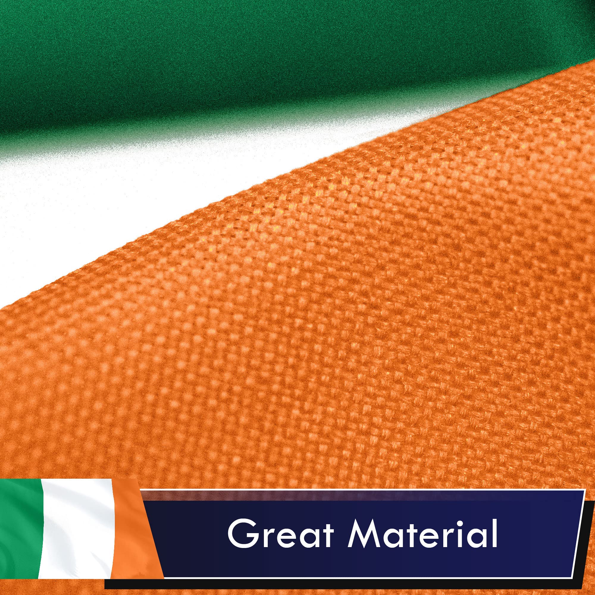 G128 flag dye-sublimated colors stay bright indoors or outdoors