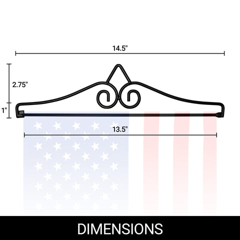 G128 heavy-duty garden hanger supports seasonal flags with easy mounting