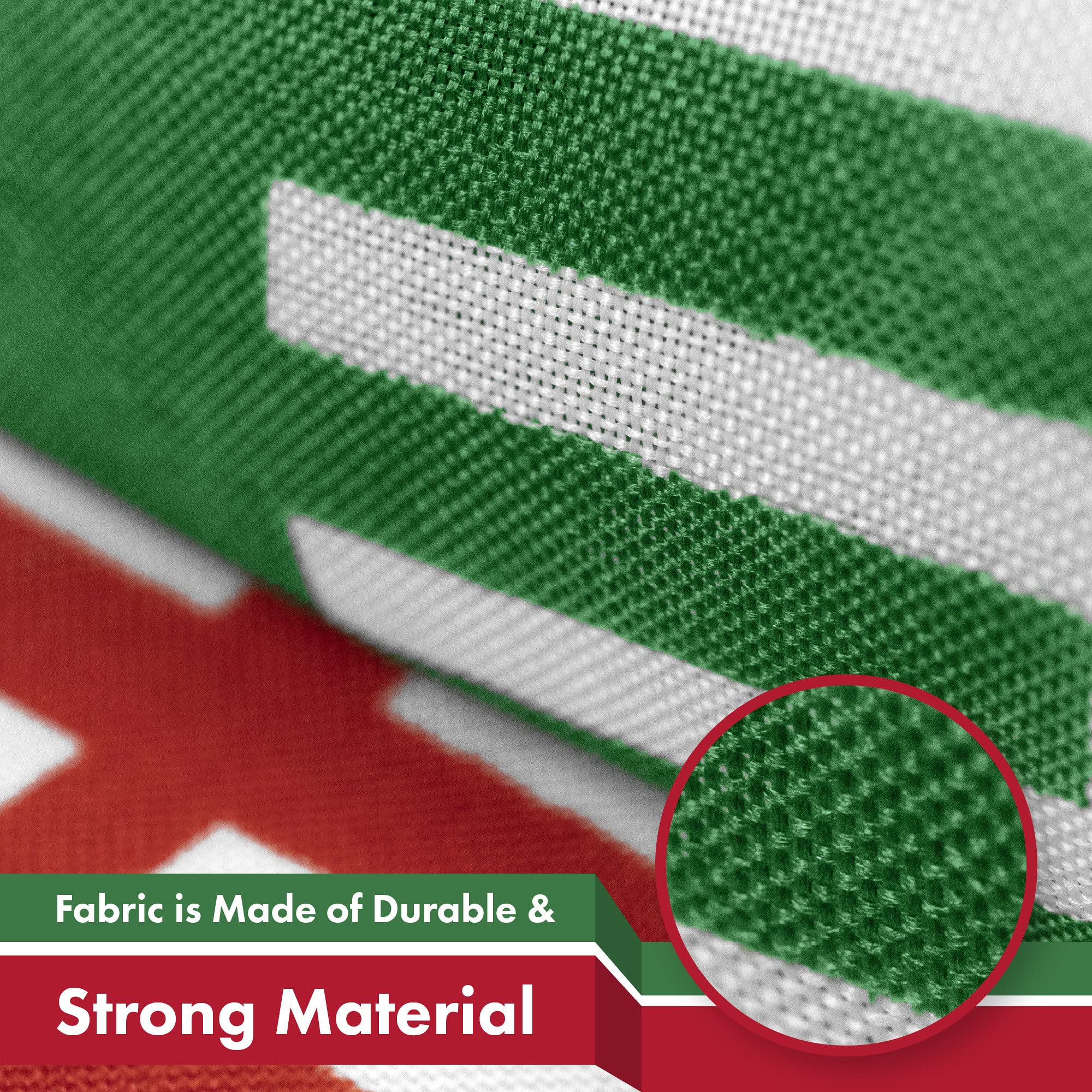 G128 Iran flag 3x5ft suitable for both indoor and outdoor environments