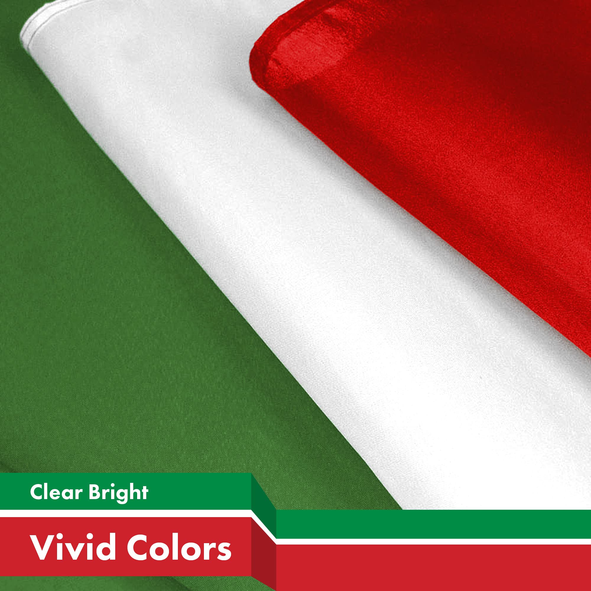 G128 150D heavy-duty polyester flag supports both indoor display and outdoor exposure.