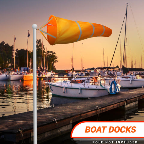 G128 windsock ready for quick and easy installation