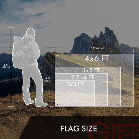G128 outdoor-ready flags create a proud backdrop for holidays and events