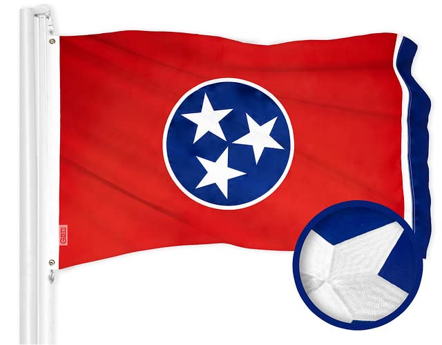 G128 Tennessee flag 3x5 embroidered design for state pride.