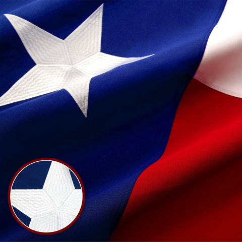 G128 Texas State Flag 220GSM polyester for durable indoor and outdoor use.