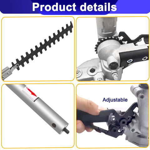 Gabasinover hedge-trimmer compatible with Echo Pro attachment system