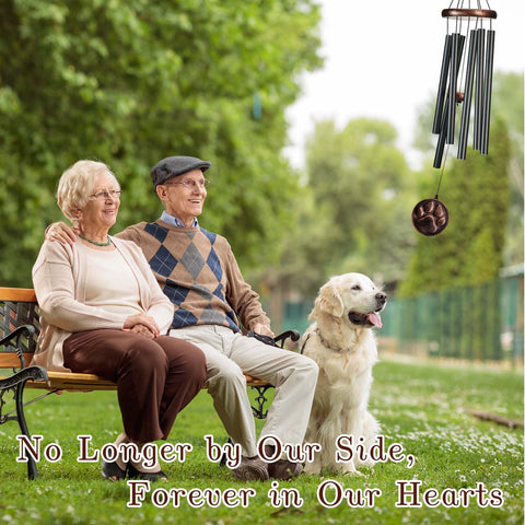 Gabzart pet loss garden decor wind chime evokes memories in outdoor spaces.