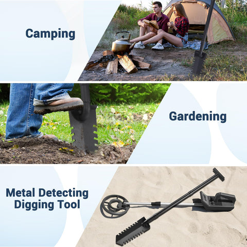 GADFISH versatile outdoor digging for metal detecting, gardening, and camping.