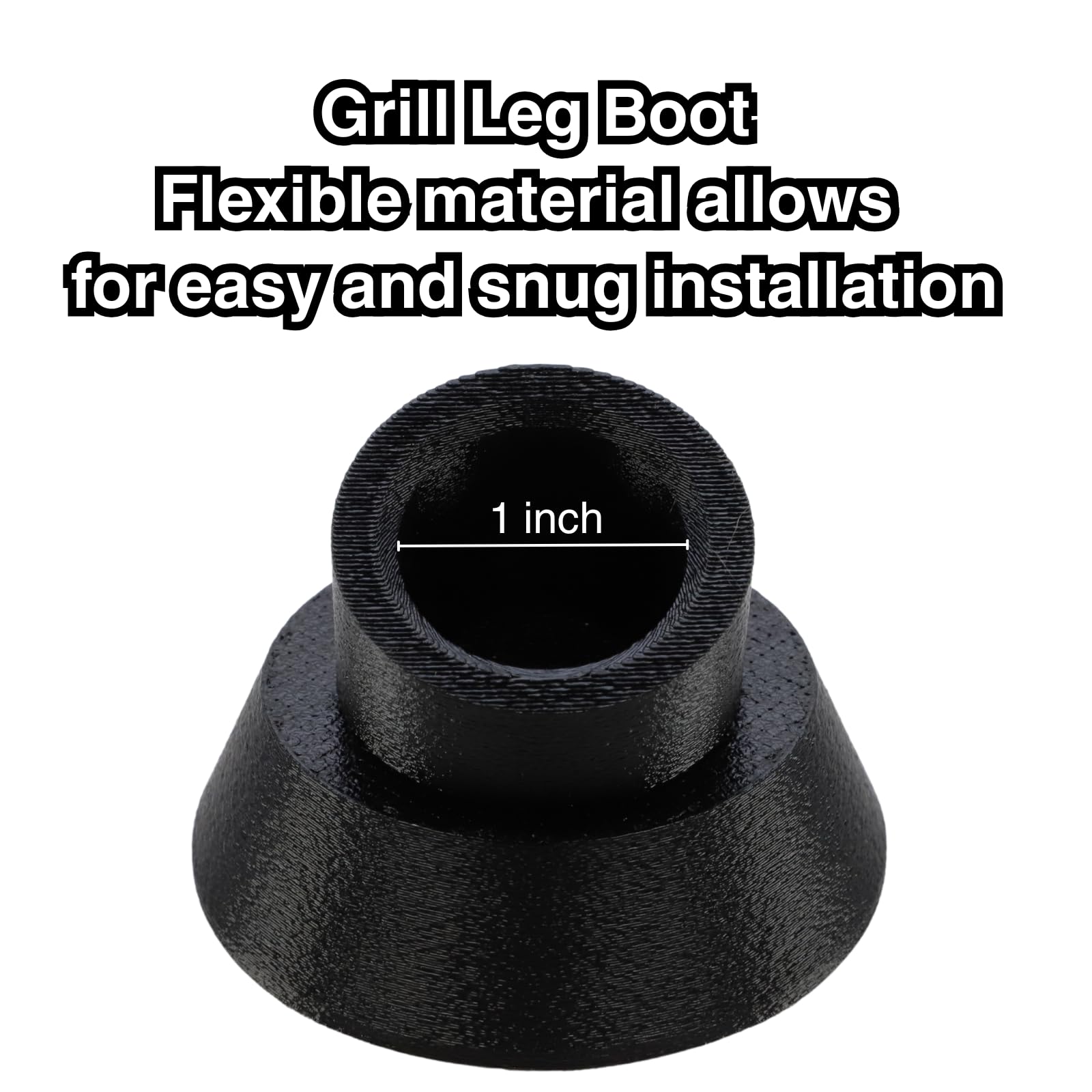 Gadget Ray leg cap shows stability on uneven deck surfaces during grilling.