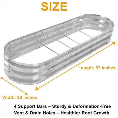 GADI open-base galvanized bed highlighting drainage-friendly design.
