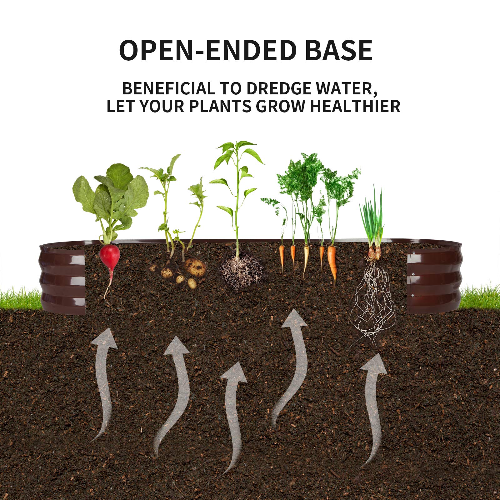 GADI raised garden bed easy assembly design with included hardware