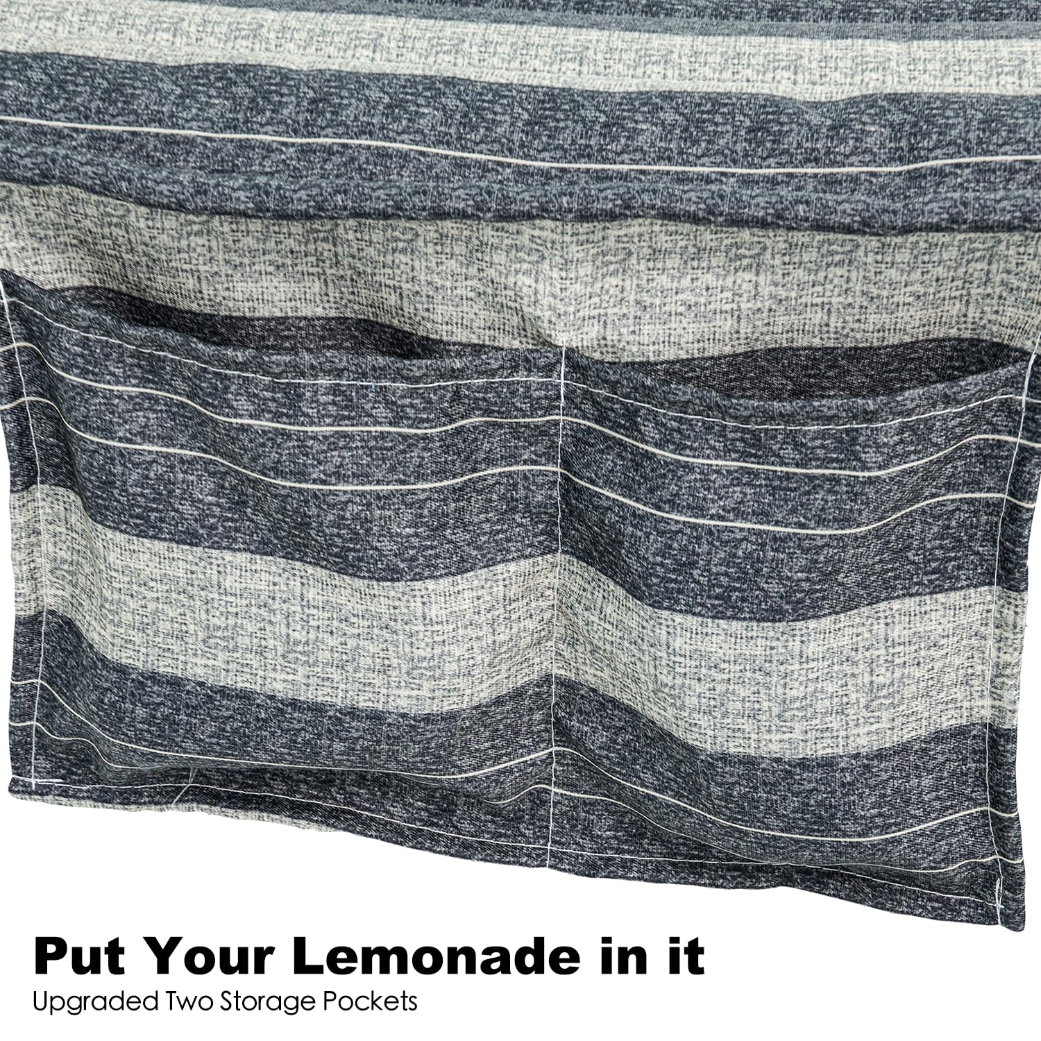 Gafete double-quilted fabric delivers even weight distribution.