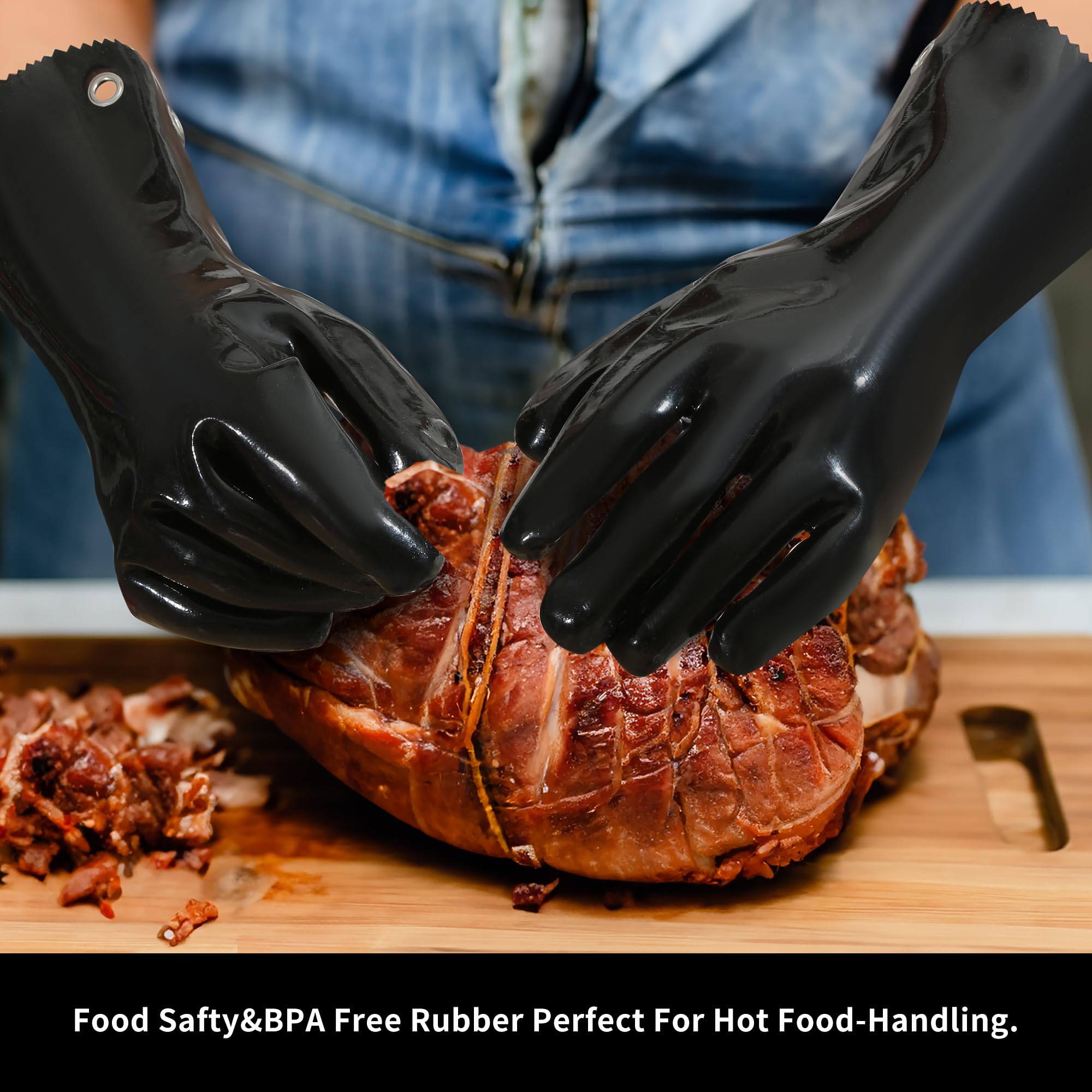 GAGAQI gloves in waterproof neoprene for handling hot foods safely.