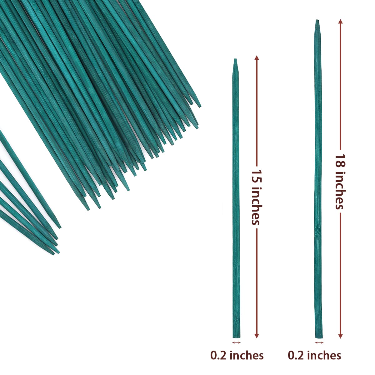 GAGINANG bamboo stakes provide reliable plant support for indoor and outdoor plants.