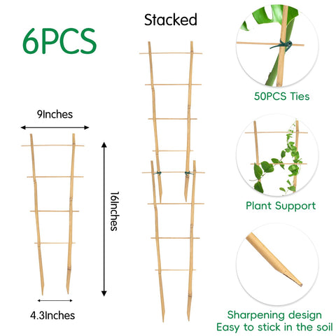 GAGINANG trellis installs easily in soil or against walls for versatile use.