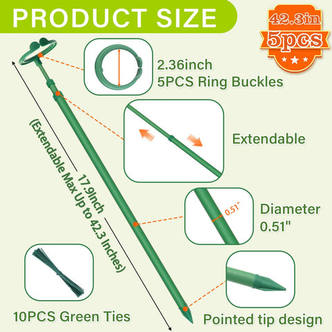 GAGINANG top clips attach quickly for secure plant staking and tidy setup in seconds.