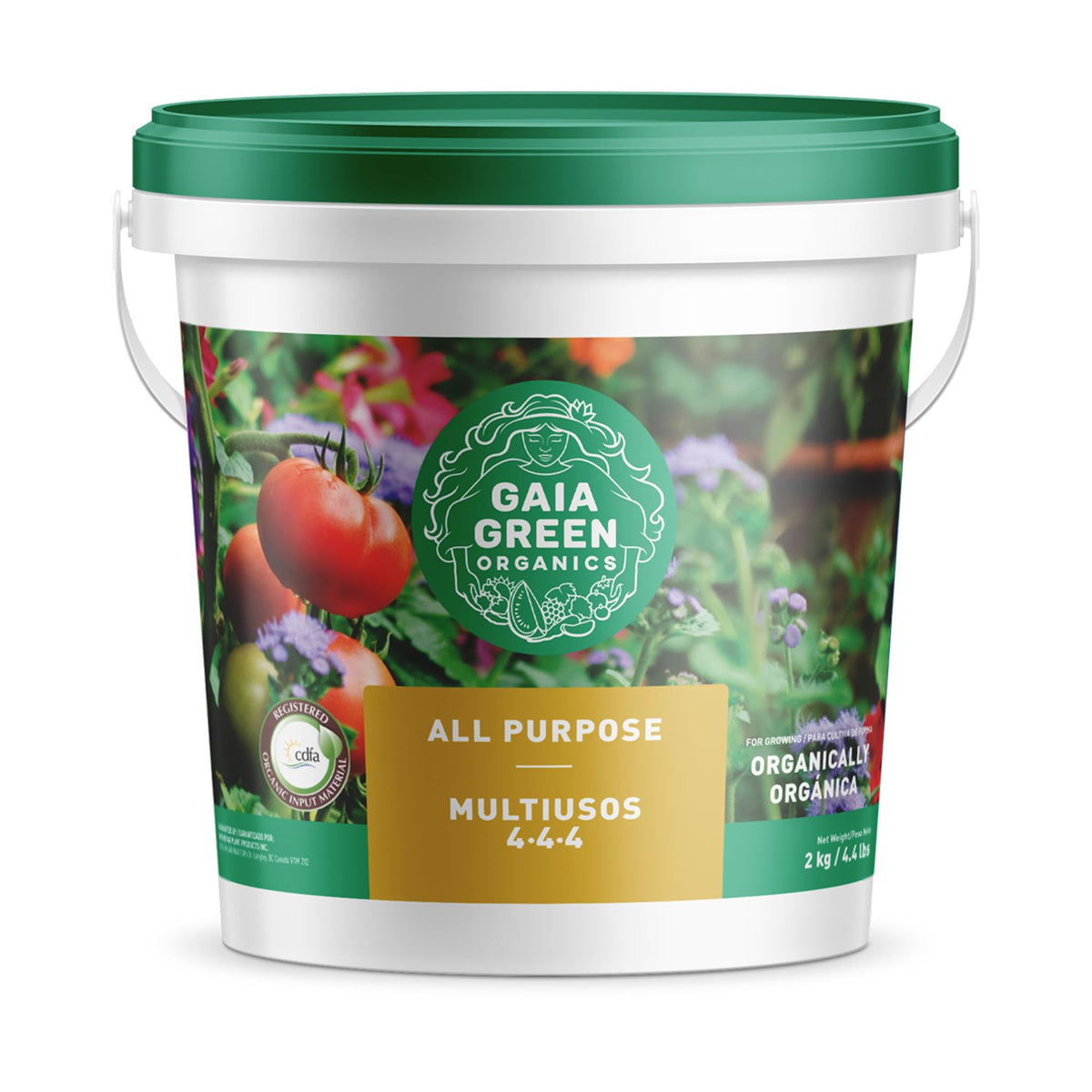 Gaia Green All-Purpose bag on kitchen shelf ready for home garden use.