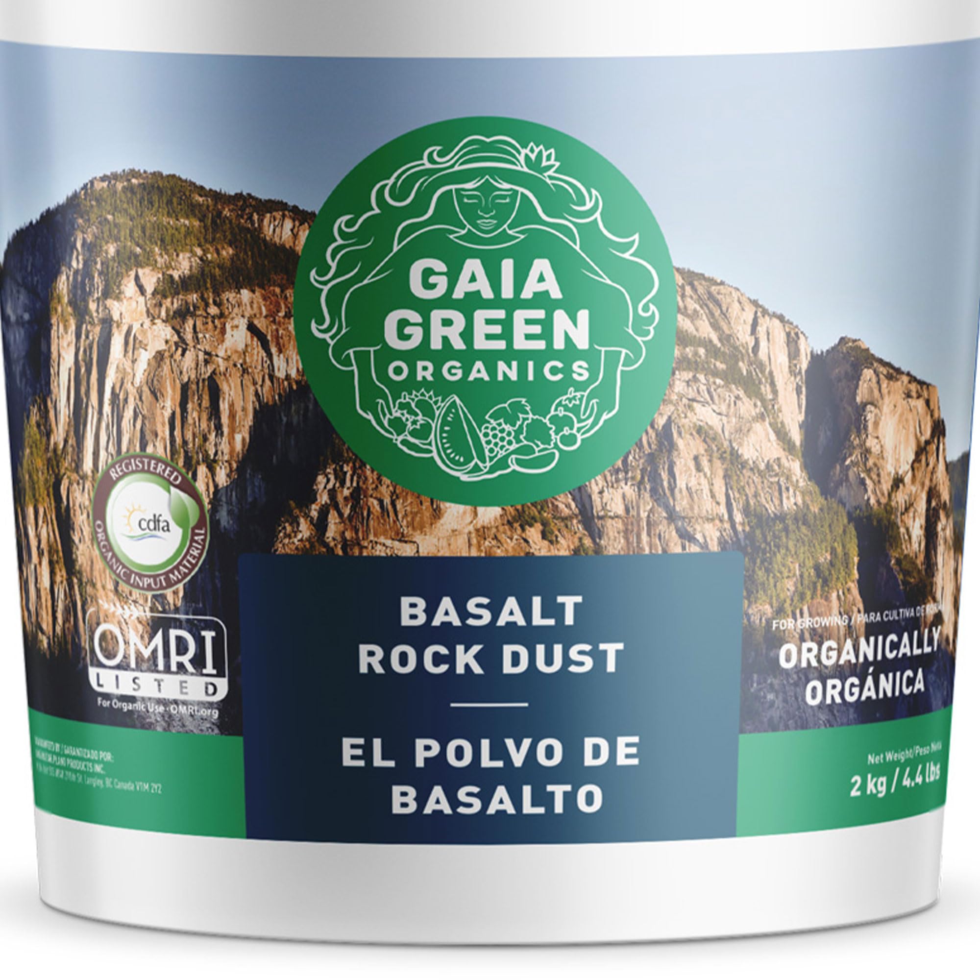 Gaia Green Basalt Rock Dust close-up for landscapes and turf conditioning.