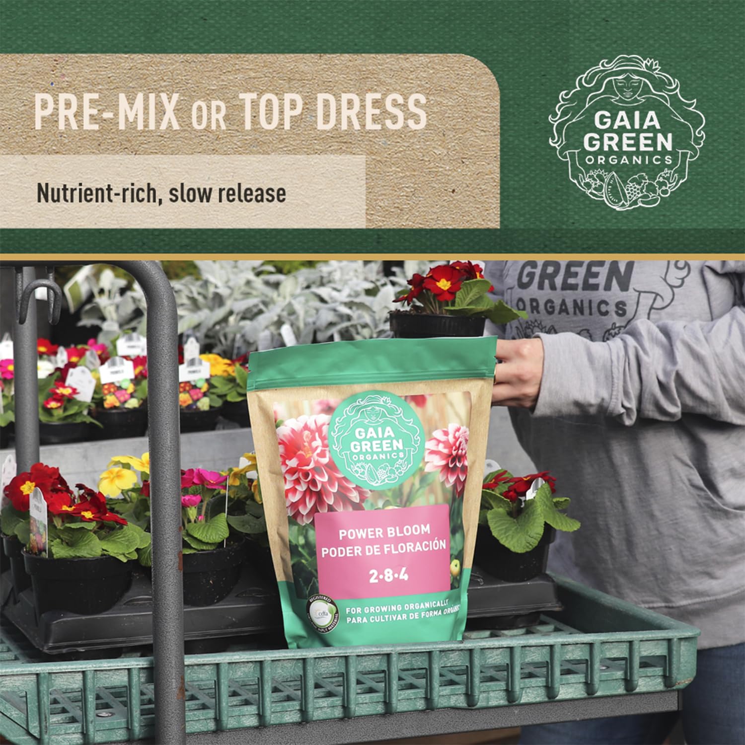 Gaia Green quality reassures eco-conscious growers seeking high-performance inputs without synthetic chemicals.