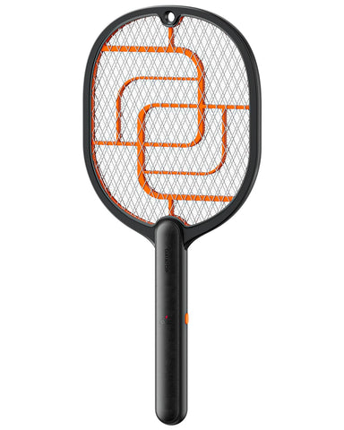 GAIATOP electric fly swatter front view with ergonomic grip for comfortable, precise pest control
