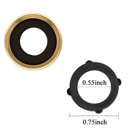 GaiGaiMall donut-shaped washers conform to fittings for a watertight connection.