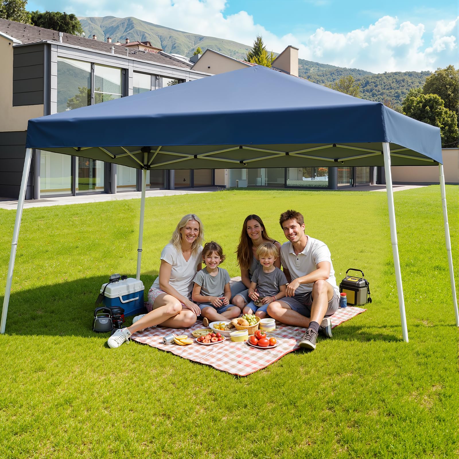 Gaildon Canopy Tent 10x10 folded for compact storage and transport