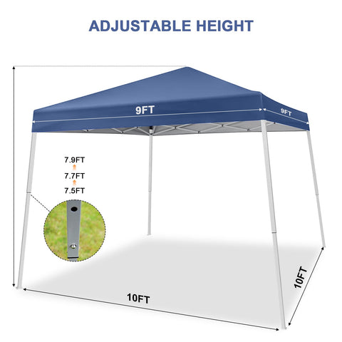 Gaildon Canopy Tent 10x10 slant legs for stylish stability