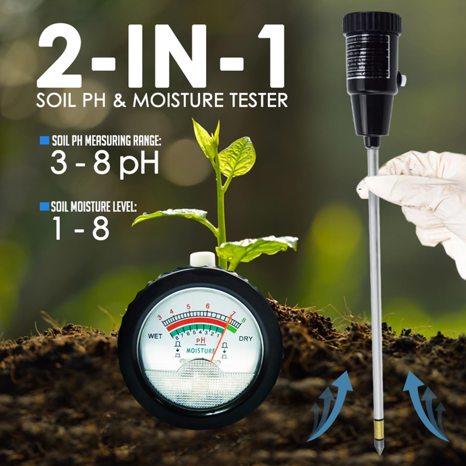 Lawn and garden testing with Gain Express for irrigation guidance