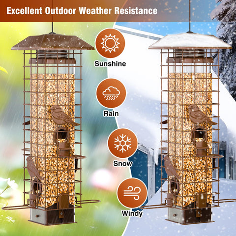 GAINSEN ideal for Cardinals and Finches attracting backyard visitors.