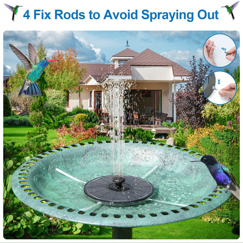 GAIZERL 8 spraying modes with 7 nozzles offer versatile garden displays.