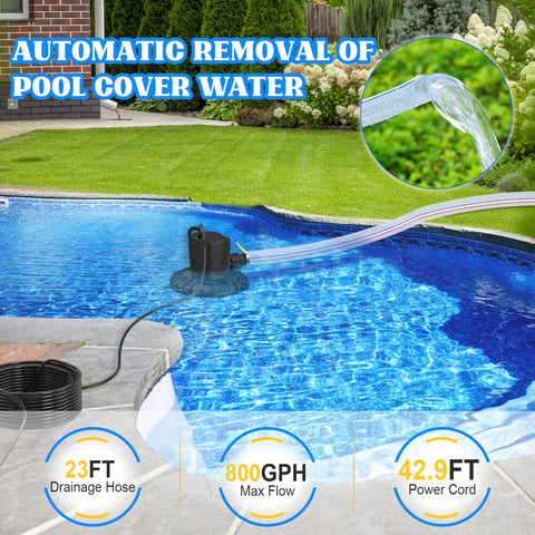 GAIZERL 49ft power cord provides ample reach for setup