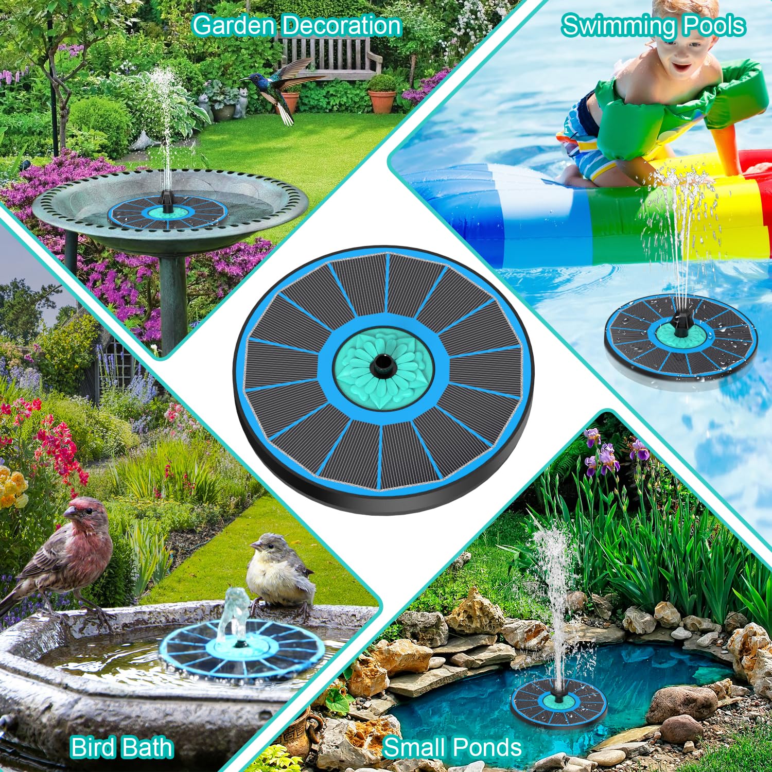 GAIZERL includes 3 filter sponges to help keep water clear.