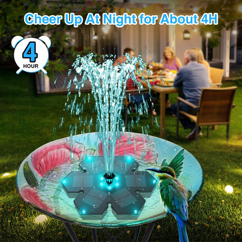 GAIZERL solar-powered pump operates in direct sun for effortless setup.