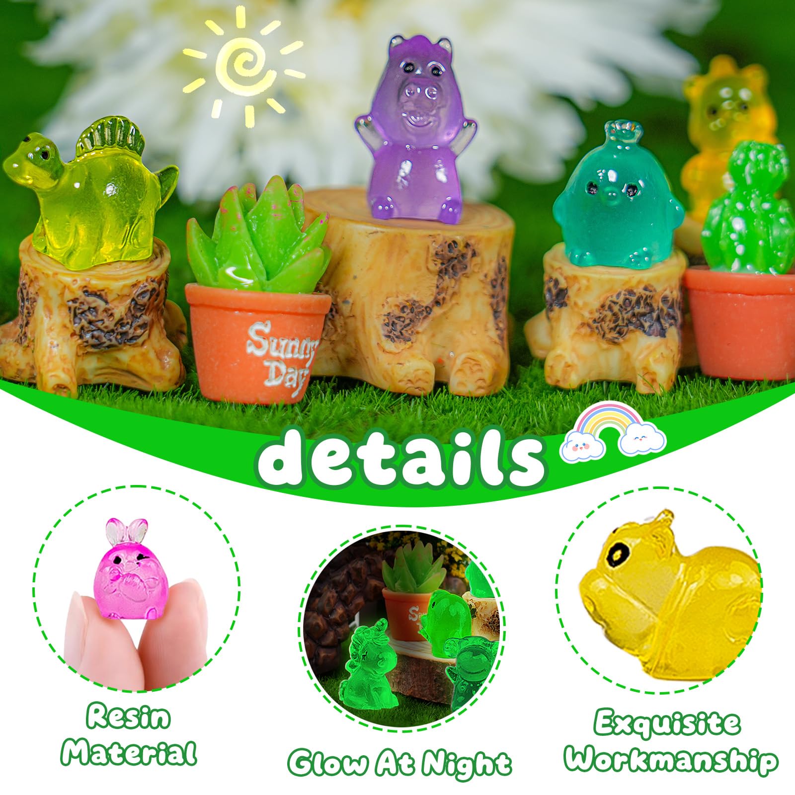 GALAOMA random assortment of creatures enables diverse color-themed miniature scenes.