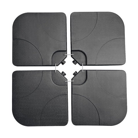 GALAXARMOR umbrella stand with four-piece base for stable offset shade.