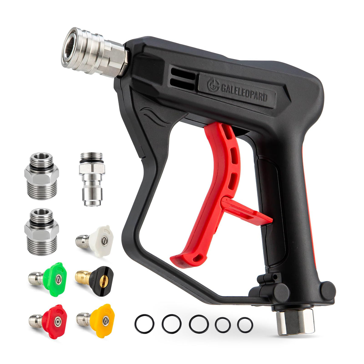 GALELEOPARD short gun kit front view for compact high‑pressure cleaning.