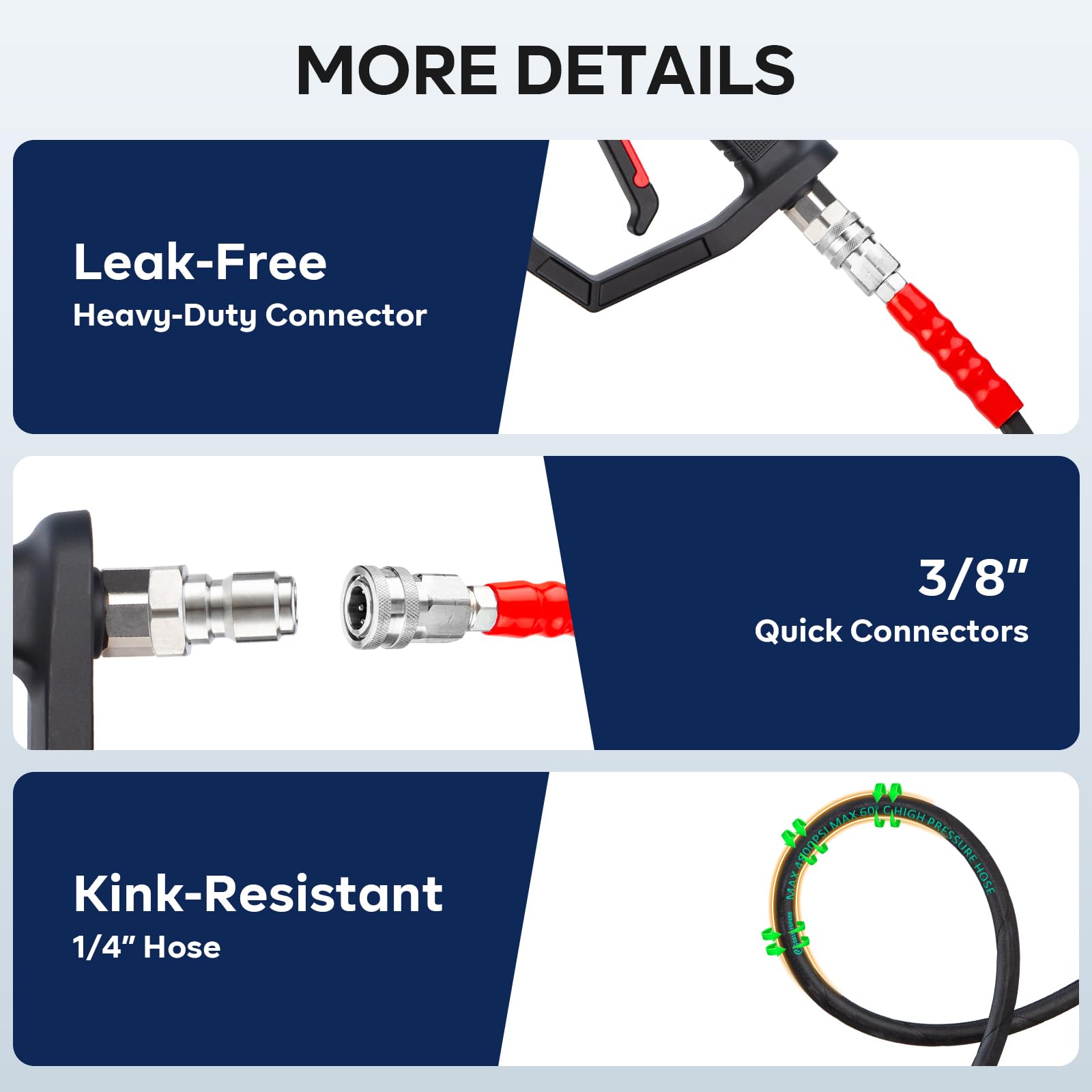 GALELEOPARD abrasion resistant hose withstands wear during outdoor use
