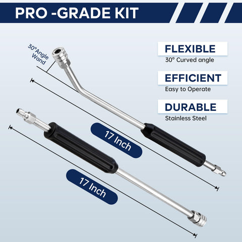 GALELEOPARD straight wand for direct spray on precise areas.