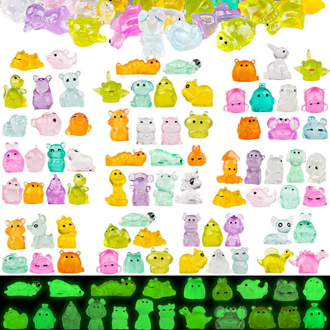 GALAOMA glow mini ducks in garden scene providing nighttime charm