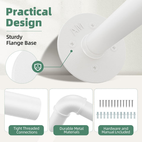 Galood hardware included for quick, easy installation.