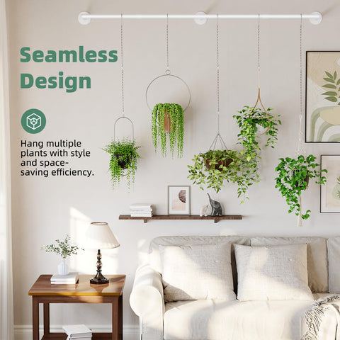 Galood wall-mounted plant hanger adds greenery without clutter.